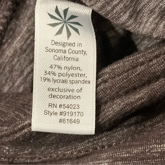 Athleta Brown Flared Yoga Pants Sz S - Picture 8 of 8